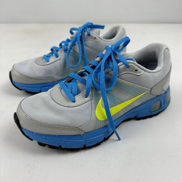 Nike Max Run Lite 3 Women's Running Shoes 488167-006 Size 6.5 Aqua Yellow Grey - Picture 2 of 12